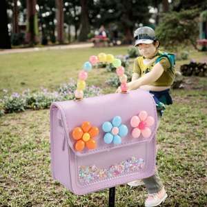 Sac pour enfants, nouveau style parfumé, petit sac à chaîne en laine pour filles, sac bandoulière, accessoires - Product Image 2