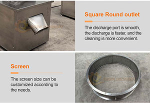 Machines de traitement des grains de broyeur d'aliments secs électrique multifonctionnel commercial avancé Machine de pulvérisateur d'herbes d'épices séchées - Product Image 6