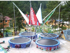 Hot sale amusement park toys <strong>cheap</strong> china supplier gymnastics <strong>trampolines</strong> for children QX-117C - Product Image 6