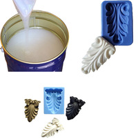 Caoutchouc de silicone RTV-2 pour Rosettes Applique Onlay, Embellissements de maison en bois sculpté non peint, Moules à Apliques de sculpture de meubles