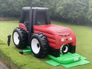 Glissière gonflable de voiture à benne basculante géante de nouveau chantier de construction, maison de rebond de camion de construction 2025 énorme glissière de camion à benne basculante - Product Image 4