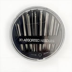 クロスボーダーサプライLooen高品質織りゴールドテールシルバー手縫い針家庭用糸箱30個入り - Product Image 3