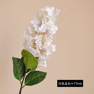 5 têtes 3D fleurs artificielles real touch hortensia buissons à vendre - Product Image 3