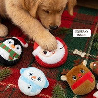 Famipet Fabricant Grossiste Nouveau Jouet pour Chien en Peluche Sonore et Froissée, Doux et Mignon, Thème Noël, Vente en Gros