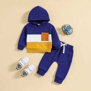 Maglioncino Casual autunno inverno per uomo donna donna pantaloni a manica lunga con cappuccio-Cross-Border nuovi abiti in tinta per neonati - Product Image 3