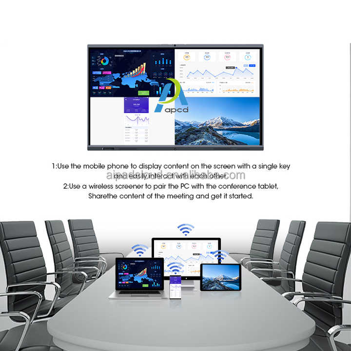 Smart Classroom Display 65 75 86 98 110 115 inch Multi Touch Screen ...