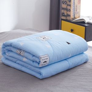 Cotton <b>Quilt</b> 100% Washable Stripe Pattern Four Seasons Home Use Twill Weaving Thickened Warm Bedding Coverlet - Product Image 4