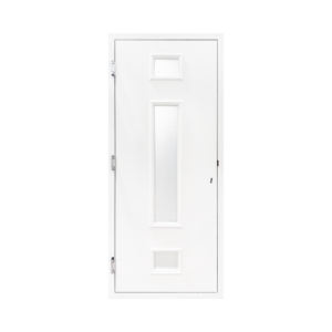 Porte Onda FRP GRP Porte en fibre <span class=keywords><strong>de</strong></span> verre composite blanc inachevé <span class=keywords><strong>de</strong></span> haute qualité avec verres et cadre <span class=keywords><strong>de</strong></span> porte - Product Image 4