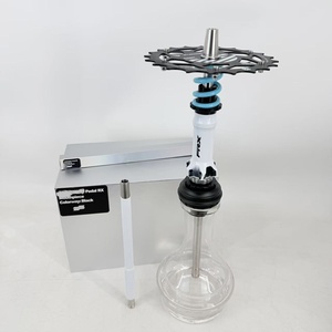 Nuevo Set de Hookah Original Amotion Pedal RX, Hookah de Acero Inoxidable y Vidrio para Tienda, Salón, Bar, Restaurante, Cafetería, Club, Fumar Shisha - Product Image 3