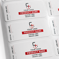 Étiquette autocollante personnalisée pour flacon cosmétique, pour l'emballage des produits de soin de la peau