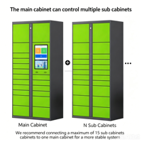 Boîte de livraison intelligente pour colis en extérieur avec serrure électronique pour appartement, campus, casier de stockage pour livraison autonome