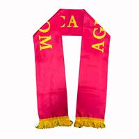 Écharpe de supporter personnalisée en satin de polyester avec logo, taille sur mesure, imprimée numériquement, motif drapeau national d'Érythrée, ajustable et flottante