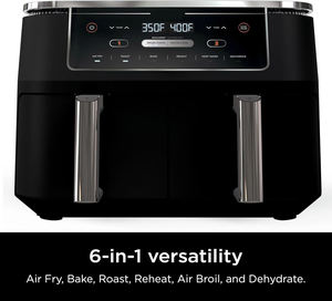 Freidora de Aire Doble Multifunción Inteligente para el Hogar, Horno Eléctrico Digital de Doble Cesta de 9L - Product Image 4