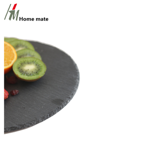D25cm Offre Spéciale Personnalisé <span class=keywords><strong>Restaurant</strong></span> Assiettes Vaisselle Ronde plateau <span class=keywords><strong>de</strong></span> <span class=keywords><strong>Fromage</strong></span> D'ardoise - Product Image 3