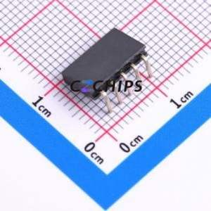 HX PM2.0-1x5P WC H6.35 Pin Socket Bent Lead Through Hole,P=2mm Connector 1x5P 2mm Square Hole Right Angle Insert - Product Image 2