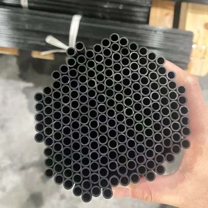 NQFIBER Tube ovale en fibre, tige vierge pour canne à pêche, canne à outrigger nano pour la pêche à la mouche, en carbone 3k, finition sergé brillant doré, tube personnalisé - Product Image 1