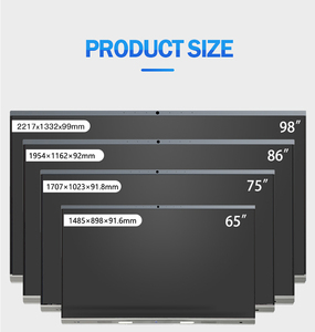 Big Size Interactive Whiteboard 86/75/65/55 Inch Touch <b>Screens</b> Digital Flat Smart DisplayBoard LCD Video Wall Smart - Product Image 5