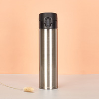 Precio al por mayor: Termo de acero inoxidable con tapa de rebote de 350ml y 500ml, con logotipo personalizado y hebilla.