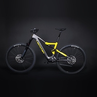 Vélo électrique tout-terrain léger Enduro E-MTB avec cadre en carbone 29 pouces, suspension intégrale et moteur central Bafang M820