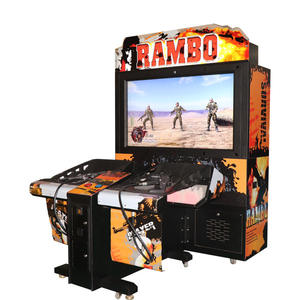 Machine de jeu à pièces, grande machine à armes pour adultes, machine de tir d'arcade de simulation de tir <span class=keywords><strong>Stallone</strong></span> <span class=keywords><strong>Rambo</strong></span> - Product Image 6