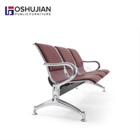 Chaises d'attente pour clinique, 3, 4 ou 5 places, banc métallique durable pour salle de réception d'hôpital, chaise d'aéroport