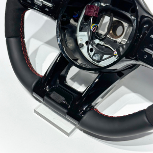 Volante Deportivo Personalizado de Cuero para Mercedes-Benz <span class=keywords><strong>AMG</strong></span> GT63S W212 W221 W222 W205 W204 <span class=keywords><strong>C220</strong></span> GLC63 CLA S63 GLC W907 - Product Image 3