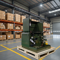 Transformateur de distribution monophasé KVA monté sur socle, refroidissement ONAN, haute efficacité, bobine à double enroulement, enroulement en aluminium/cuivre
