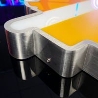 Boîte à lumière LED et enseigne LED 3D personnalisée, éclairage publicitaire pour entreprise, affichage LED mural extérieur, signalétique
