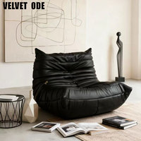 Ensemble de canapés en cuir de luxe Caterpillar, canapé modulaire sectionnel au sol, mobilier moderne pour salon 2