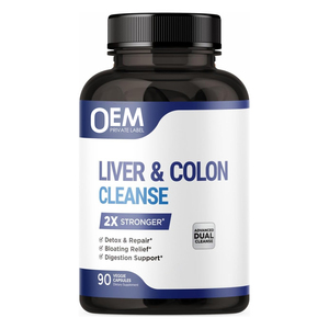 OEM Capsules de nettoyage du <span class=keywords><strong>côlon</strong></span> de désintoxication du <span class=keywords><strong>foie</strong></span> avec supplément de racine de pissenlit à l'extrait d'artichaut en psyllium de qualité supérieure - Product Image 1