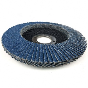 Disk Flap Zirkonia 4.5" 115*22mm Tipe 40 Grit 60 Grit 80 Grit untuk Baja Tahan Karat - Product Image 3