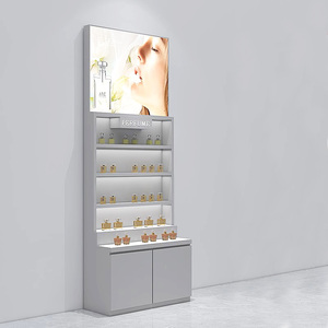 2025 Đổi Mới Mới Trang Trí Mỹ Phẩm Cửa Hàng Độc Đáo Nước Hoa Cửa Hàng Hiển Thị Kệ Thời Trang Make up Cửa Hàng Thiết Kế - Product Image 2