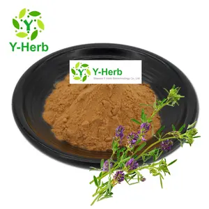 Purple Medic/Medicago Sativa Linn Extract Powder Saponin Powder 10:1 Medicago Sativa/Lucerne/Alfalfa Extract