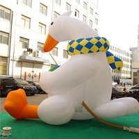 Canard gonflable géant pour la publicité, canard en caoutchouc gonflable dans le lac ou sur terre pour la propagande