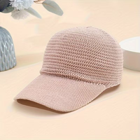 Gorro de Béisbol de Punto Simple, Color Sólido, Transpirable, para el Sol, para Hombre y Mujer, Novedad de Verano 2026