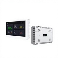 Boîtier PC à écran tactile 7 pouces IP54, détecteur de qualité de l'air, contrôleur de terminal, boîte de jonction, thermostat de température