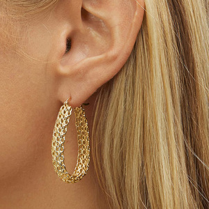 Orecchini a Cerchio Cavi per Donne, Ear Cuff Minimalista, Gioielli di Moda Quotidiana - Product Image 3
