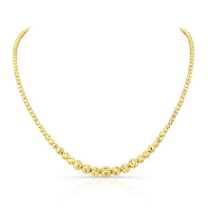 Gemnel Fashion new women jewelry collane con perline placcate in oro collana con perline minimalista - Product Image 1