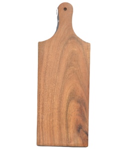 Planche à découper en bois d'acacia de taille personnalisée avec poignée ustensiles de cuisine blocs à découper dalle dans différents modèles - Product Image 1