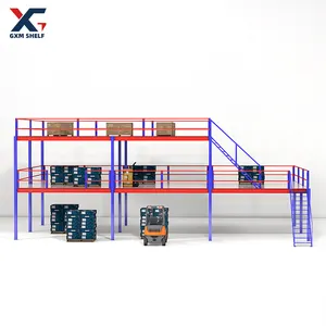 GXM industrial mezzanine gudang mezzanine sistem lantai mezzanine rak lantai untuk penyimpanan gudang