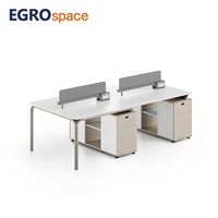 EGROspace Mobilier Moderne et Élégant : Table Extensible et Poste de Travail Modulaire Combiné pour Bureau