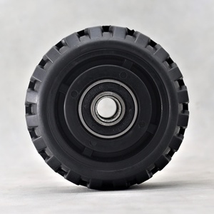 S-S 4 5 6 8 אינץ גומי גלגלית מכביש גלגלים שקט כל שטח - Product Image 3