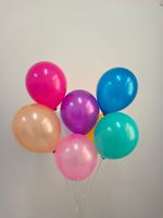 Ballons en latex rétro écologiques rose nacré métallisé de 10 pouces (1,5 g) pour impression typographique, idéaux pour les anniversaires d'enfants, mariages et fêtes.