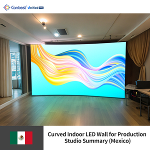 Canbest 16:9 8K p0.9 p1.2 p1.5 kép sao lưu Ultra Slim cong COB <span class=keywords><strong>LED</strong></span> Tường pantalla Màn hình <span class=keywords><strong>LED</strong></span> hiển thị trong nhà <span class=keywords><strong>LED</strong></span> <span class=keywords><strong>video</strong></span> tường - Product Image 3