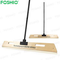 Grande raclette en bois Foshio Design pour papier peint, affiches, film vinyle, vitres et sols – 40, 50, 54 pouces