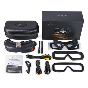 Lunettes FPV Skyzone SKY04O PRO 1280x720 OLED 5.8Ghz 48CH 720P 60FPS Steadyview DVR Head Tracker pour voiture RC, drone, <span class=keywords><strong>avion</strong></span> - Product Image 2