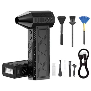 Le nouveau ventilateur portatif rechargeable à quatre vitesses, 130 000 tr/min, pour l'extérieur et l'intérieur, est conçu pour l'élimination de la neige et de la poussière. - Product Image 1