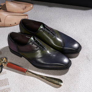 Zapatos Formales de Negocios para Hombre, Hechos a Mano con Cuero Genuino, Transpirables, Estilo Oxford Británico, Tendencia de Moda Otoño 2026, XuanWu - Product Image 1