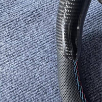 Volant en fibre de carbone LED pour BMW F30 F10 F32 F20 F15 F25 E70 X3 X5 E71 E72 E90 E92 M3 M5 M6 Accessoires de voiture
