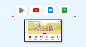 Écran interactif numérique 65 pouces série WAF-P [LH65WAFPLGCXXL] avec système d'exploitation Android 15 intégré, téléviseur portable 4K LED noir à grand écran - Product Image 3